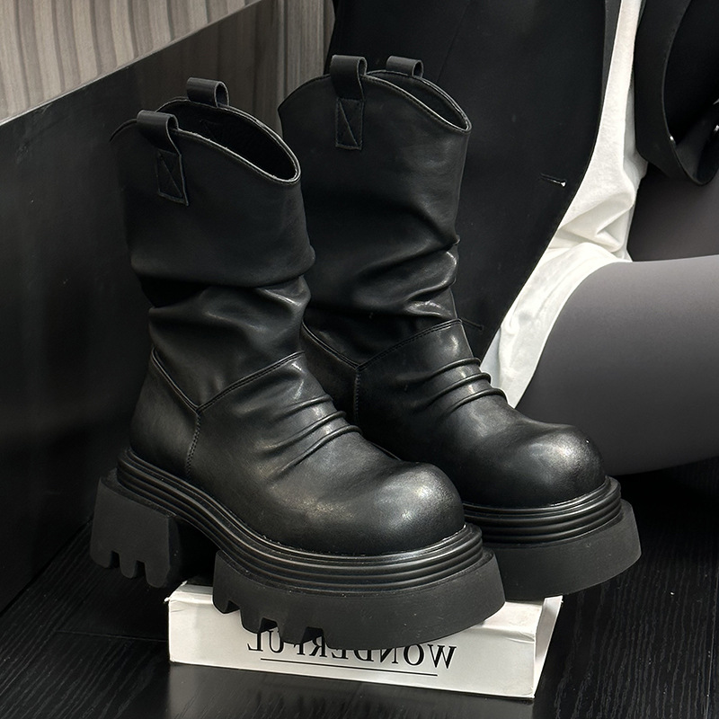 Women's Fashionable Simple Versatile Martin Boots.