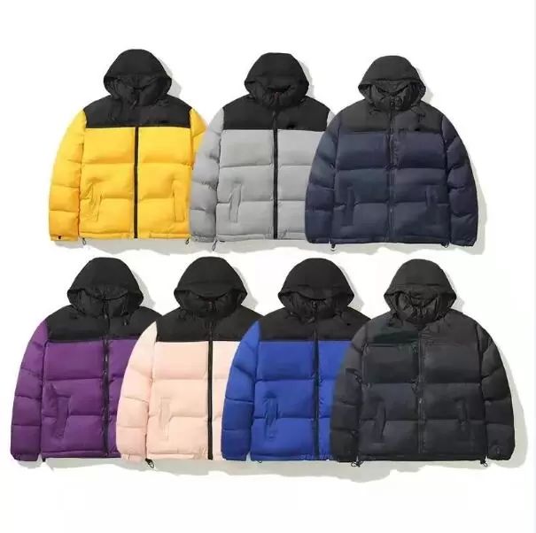 Mens down jacket cotton winter parka outdoor Classic casual warm Unisex Embroidery Coat