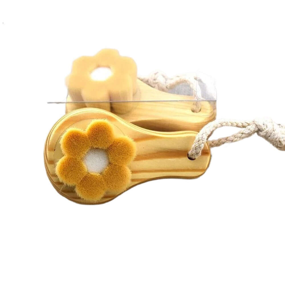 Wood Handle Cleansing Brush Beauty Tools Soft Fber Hair Manual Brush Cleaning Handheld Face Brushes Skin Care Face Wholesale Cepillo De Limpieza Con D