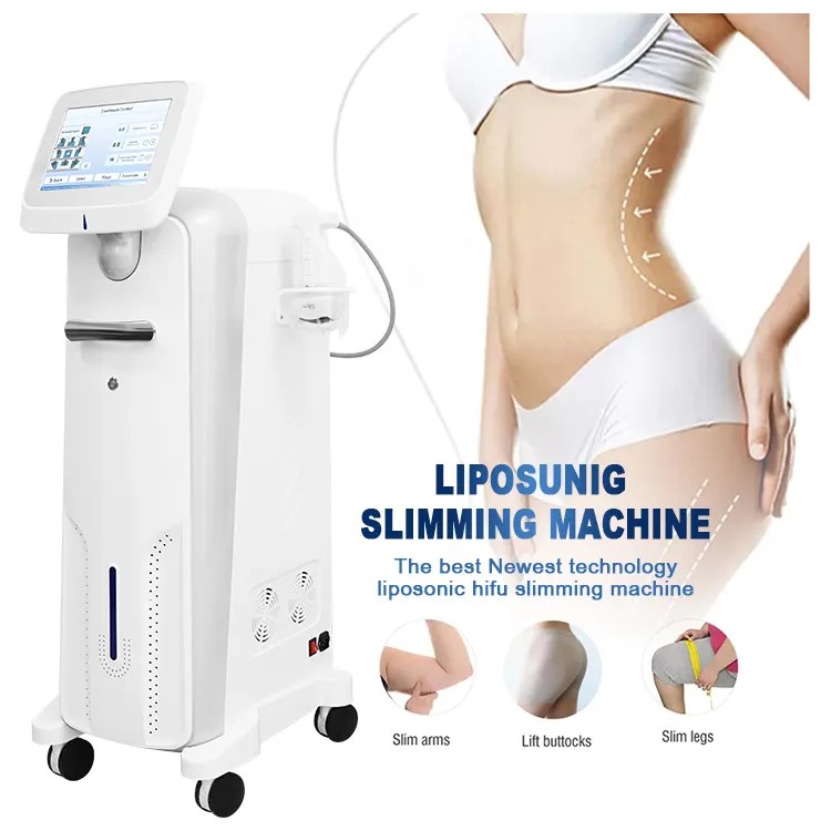 New High Quality Liposonied Loss Weight Device Liposonic Body Slimming Machine Cellulite Massager Liposonix Fat Removal Loss Fat Body Shaping Beauty E