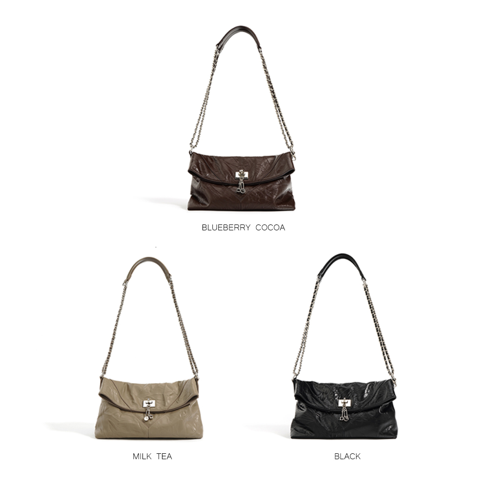 Real Cowhide Leather Hand Scratches Squre Stylish Underarm Bag Single Chain Strap Designer Women Shoulder Bags dddmymoon