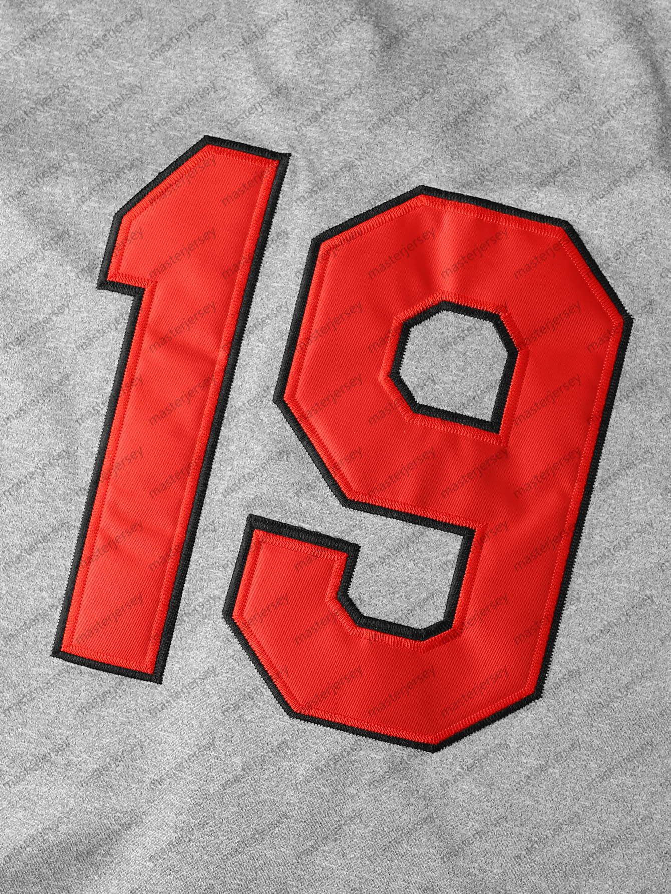 #19 Grey Baseball Jerseys Men's Sewing Embroidery High Quality In Stock Fast Shipping Slight Stretch Polyester - Perfect for Sports Jersey