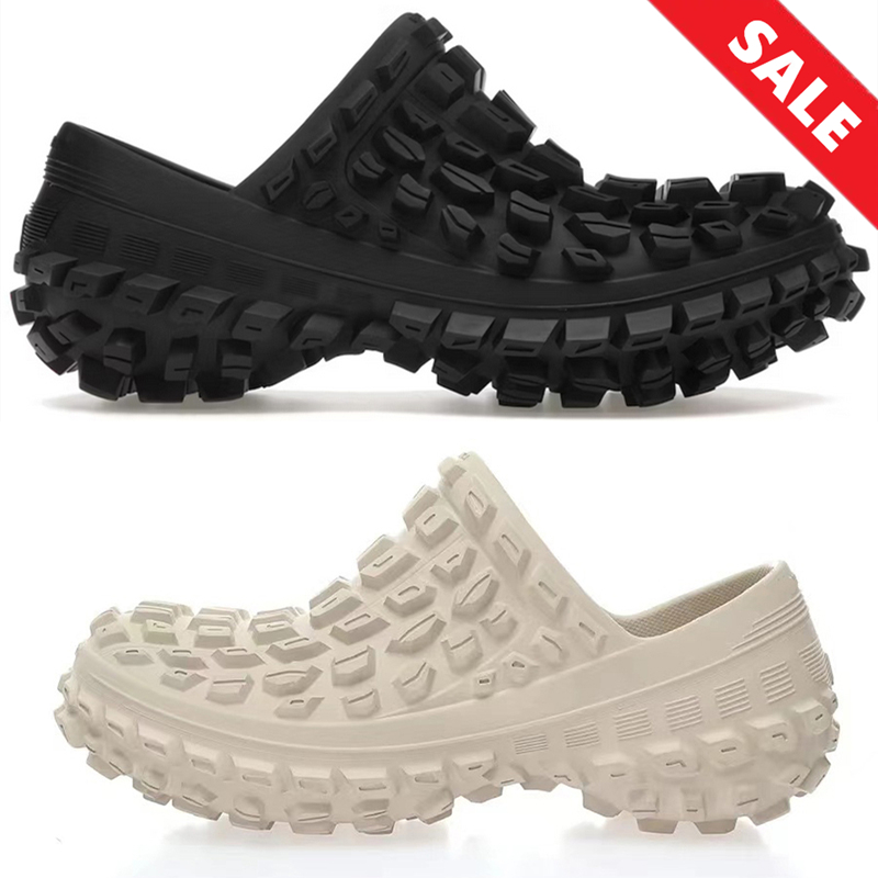 Designer Sandals Men Women Defender Clog Black Sand Rubber Sneaker Tire sandal Chunky Platform shoes Thick Bottoms Mens luxury brands Fashion Slides 36-46 sandale