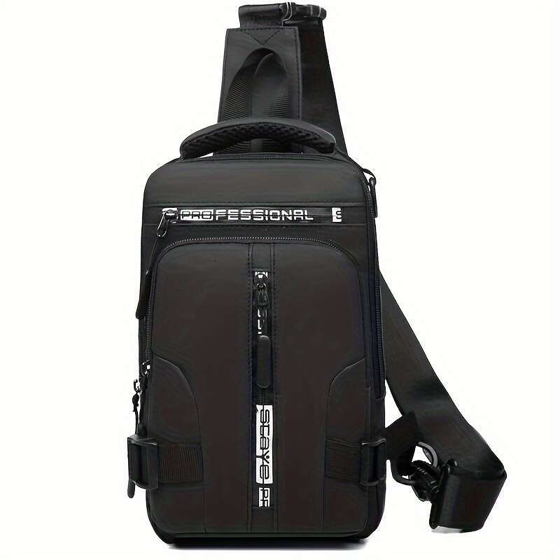 New Free Delivery 1pc Stylish Dual-purpose Small Chest Multi-functional, Fashionable, Casual Sg Bag With Adjustable Strap Women Men - Ideal For Daily 