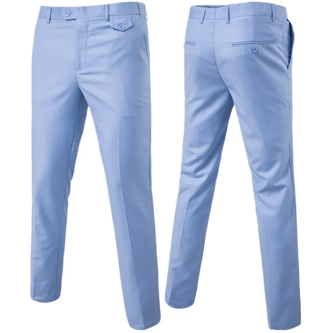 Mens set pants Business mens casual Trouser gentlemens party solid color 9color beauty S01P 241115