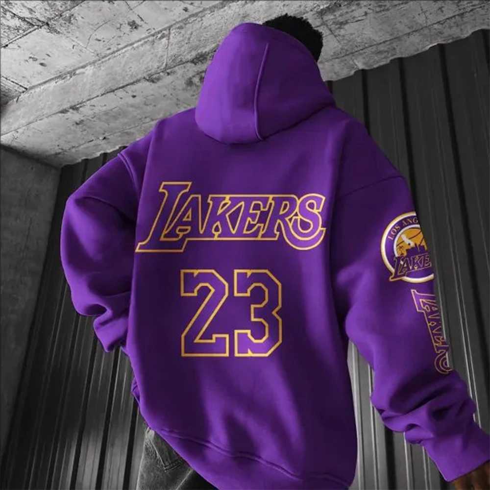 Men's Hoodies Sweatshirts Oversized comfortable casual 3D basketball print size 23 sports shirt hooded sports shirt zipper. Loose mens sportswear T241114