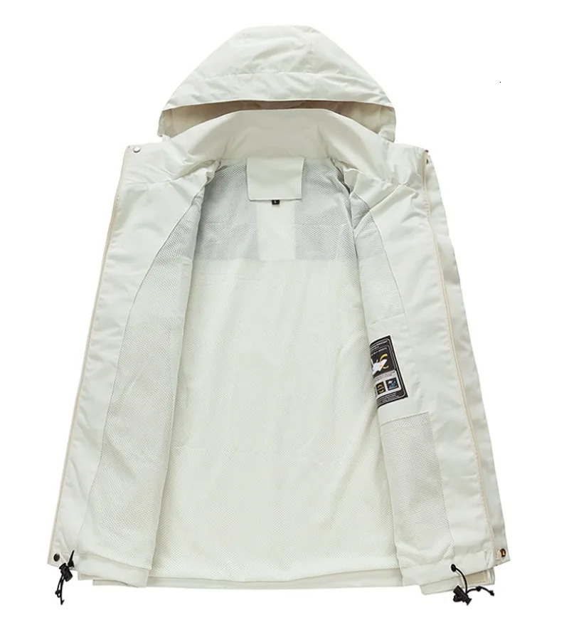 Fashion Color Splicing Thin Charge Jacket Windproof Waterproof Men Women Outerwear Spring Autumn Outdoor Basic Coats Clothes 241114