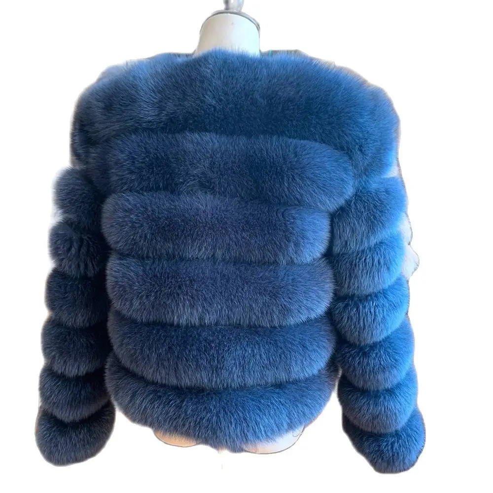 Real Fur Coat Winter Jacket Women natural large wool fur coat Street warm long sleeve detachable vest 241115