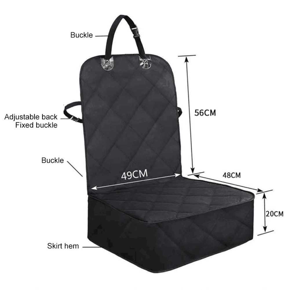 Dog Car Seat Covers Car Rear Back Seat Mat Waterproof Folding Pet Cat Dog Carrier Mat Seat Cover Back Seat Pet Cover Protector for Cars Trucks SUV z24