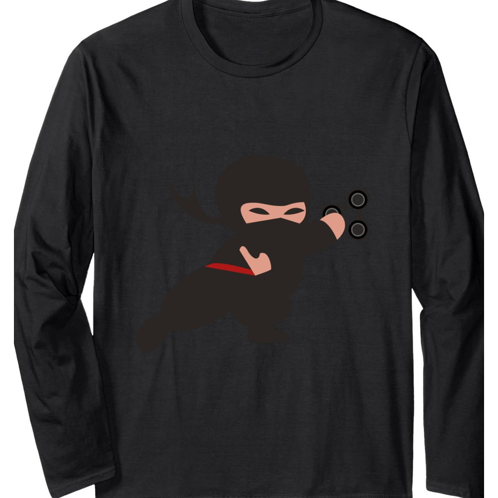 Long Sleeve Shirts for Men sweatshirt Spinning Ninja Funny Cool Martial Arts Spinner Gift Long Sleeve T-Shirt T shirt Tee Streetwear Casual tops cloth