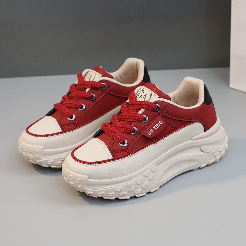 Unique Thick soled Canvas 2024 Spring New Little New White Versatile Board Elevated Casual Shoes