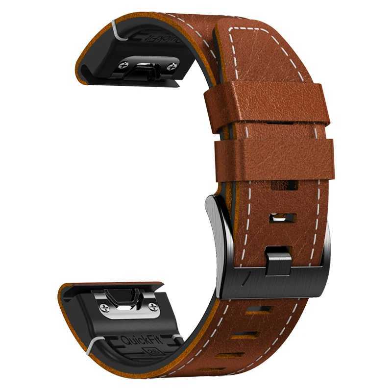 New Arrival Leather strap 7X 7 6 6X Pro Wah Band for Gin Fenny 5X Plus Epix Gen 2 Epix Pro 47mm wristband 26mm QuickFit Z241115