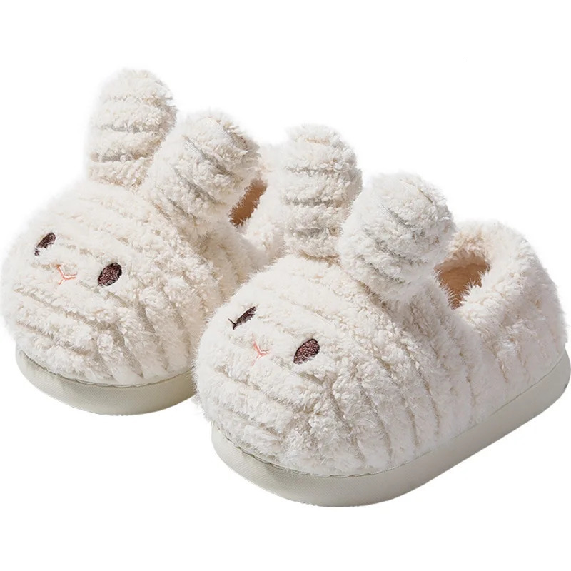 Childrens Cotton Slippers Autumn And Winter Anti-skid Girls Cute Cartoon Boys Home Infants Comfortable Christmas Present Gift 241115