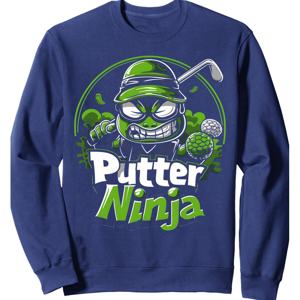 Long Sleeve Shirts for Men sweatshirt Golfing Ninja Putter Funny Golfer Design Graphic Tees Sweatshirt T shirt Tee Streetwear Casual tops clothes