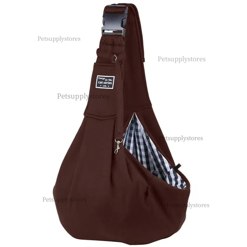 Dog Carrier Bag Pet Crossbody Adjustable Shoulder Outdoor Travel Portable Cat Puppy Sling Cotton Comfortable Tote Carrying