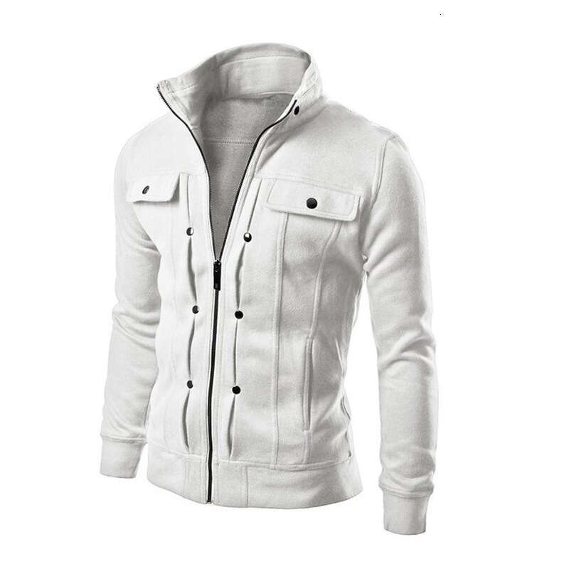 Outdoor Casual Men's Jacket With Fashionable Zipper And Cardigan Jacket, Available In Multiple Colors
