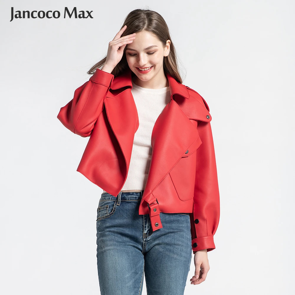 Sheepskin Coat For Women Leather Jacket Winter Spring Moto Biker Genuine Top Quality Black S7547 241115