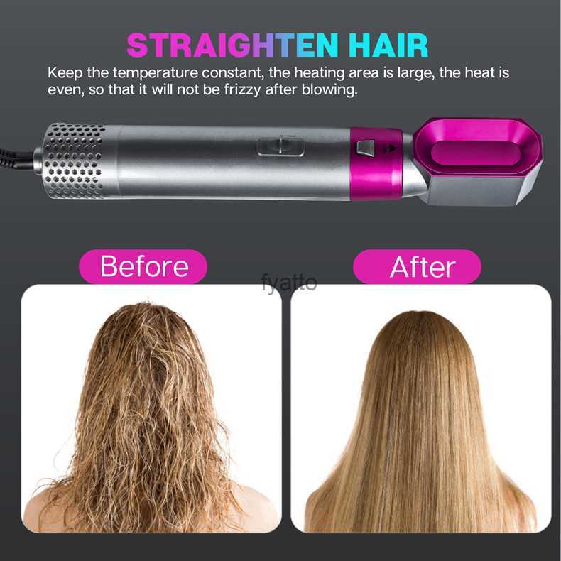 Hair Curlers Straighteners Blowing comb straight hair dryer curling rod multifunctional five in one hot air multi head automatic curler H240415 8ENO