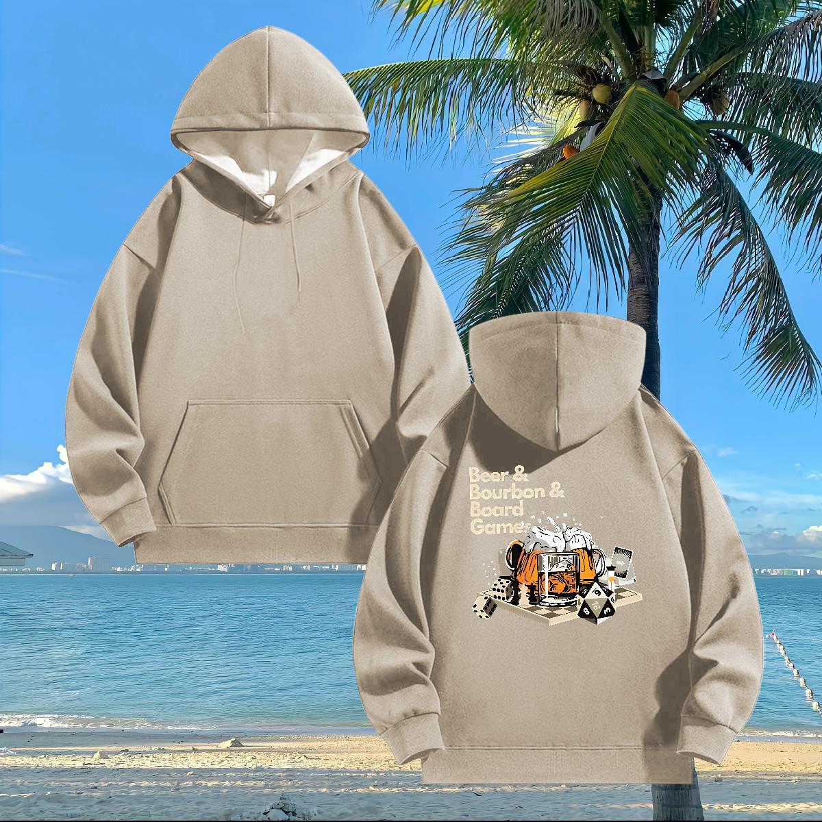 New Arrival Hoodie for Men Custom Printed Comfortable Men's Hooded Sweatshirt Hoody Daily Wear Thick Plush Breathable