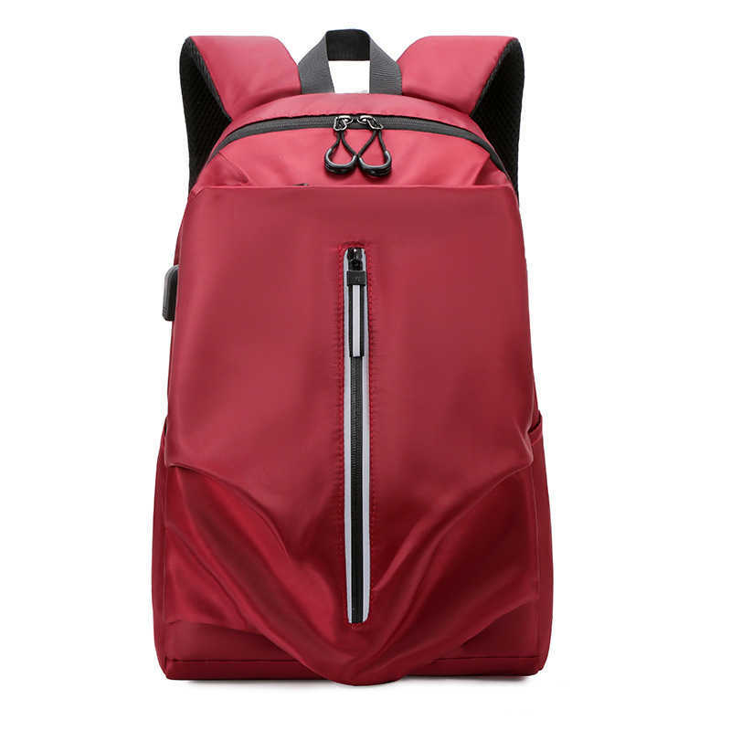 New Polyester Student Backpack Men's Korean Version Campus Student Backpack Simple Men's Backpack Travel Leisure Bag