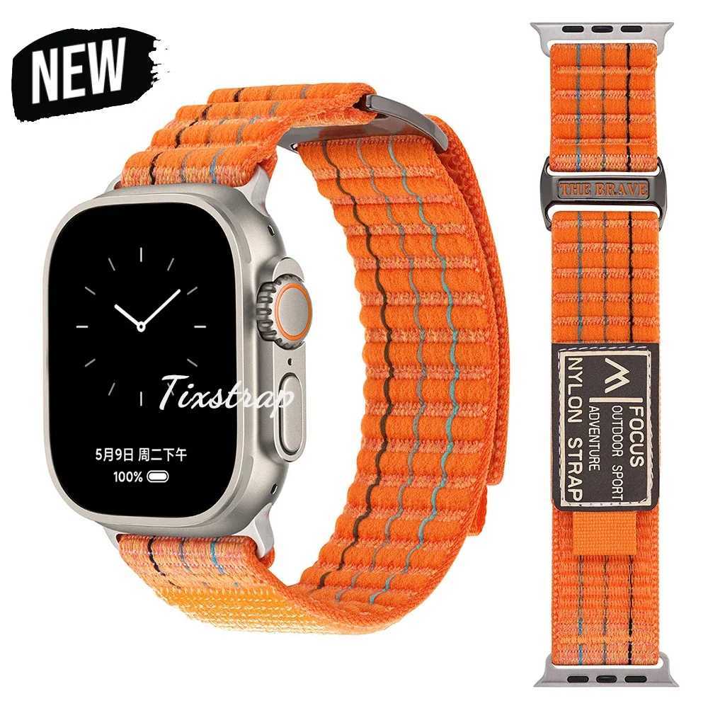 Wah Band sports wristband 46mm 42mm 44 tra 49mm 45 38 40 41 Iwah series 10 9 Se 8 2 6 Correa nylon bracelet strap M241115