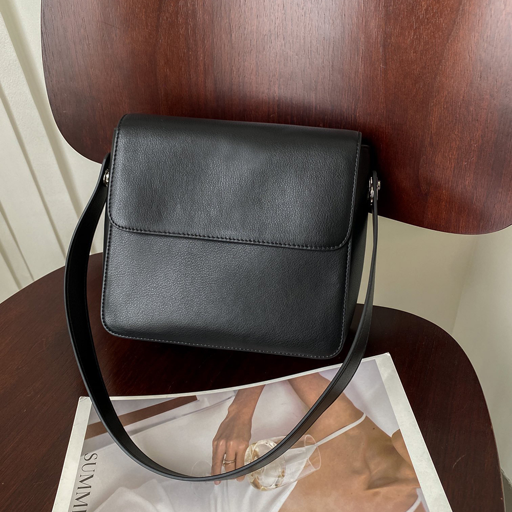 High-end Casual Square Crossbody Women's Split Leather Versatile Underarm Shoulder Bags dddmymoon