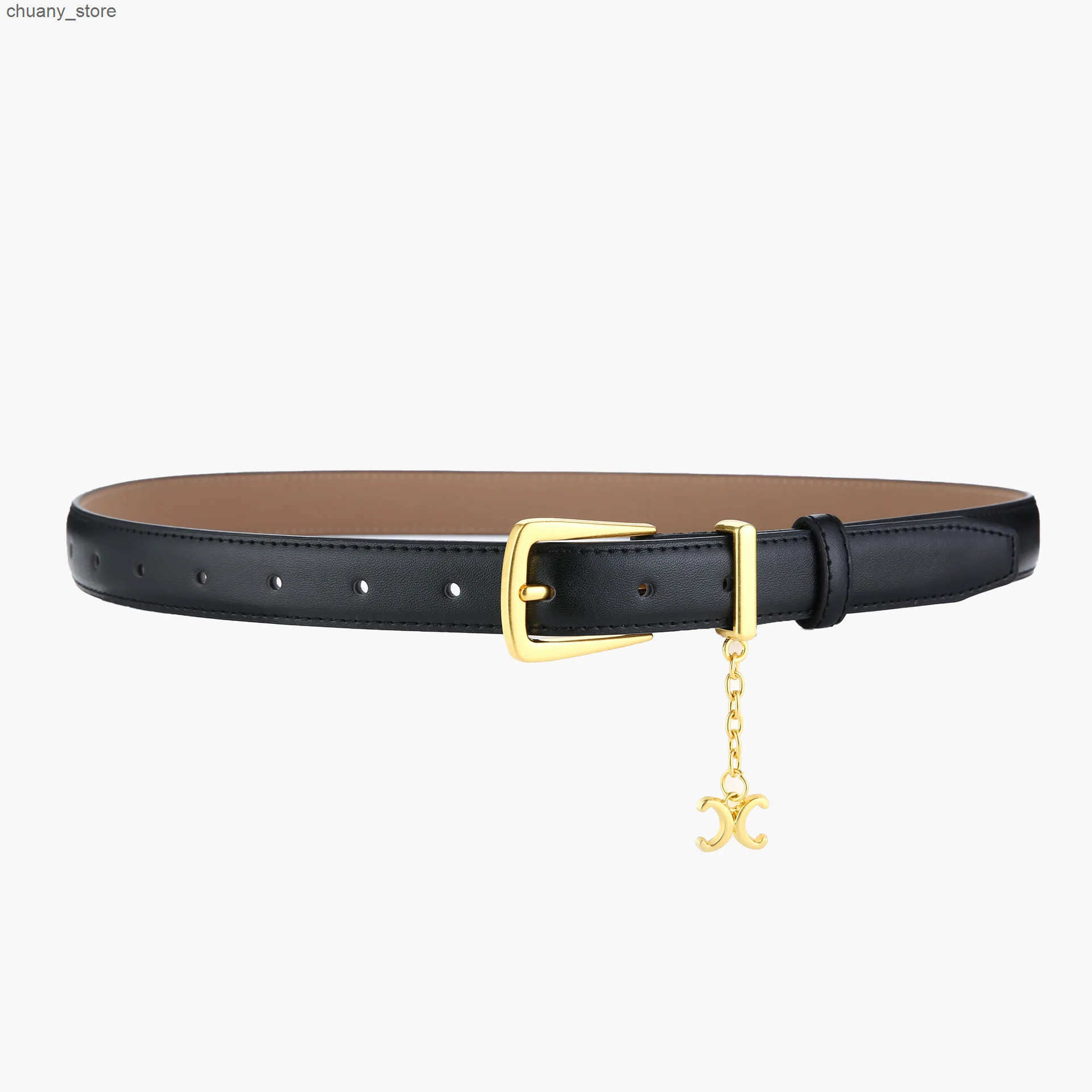 Belts Genuine Leather Womens Belt Trendy Item Versatile and Minimalist Belt Mesh Red Matching Dress Casual Pants Belt L240910