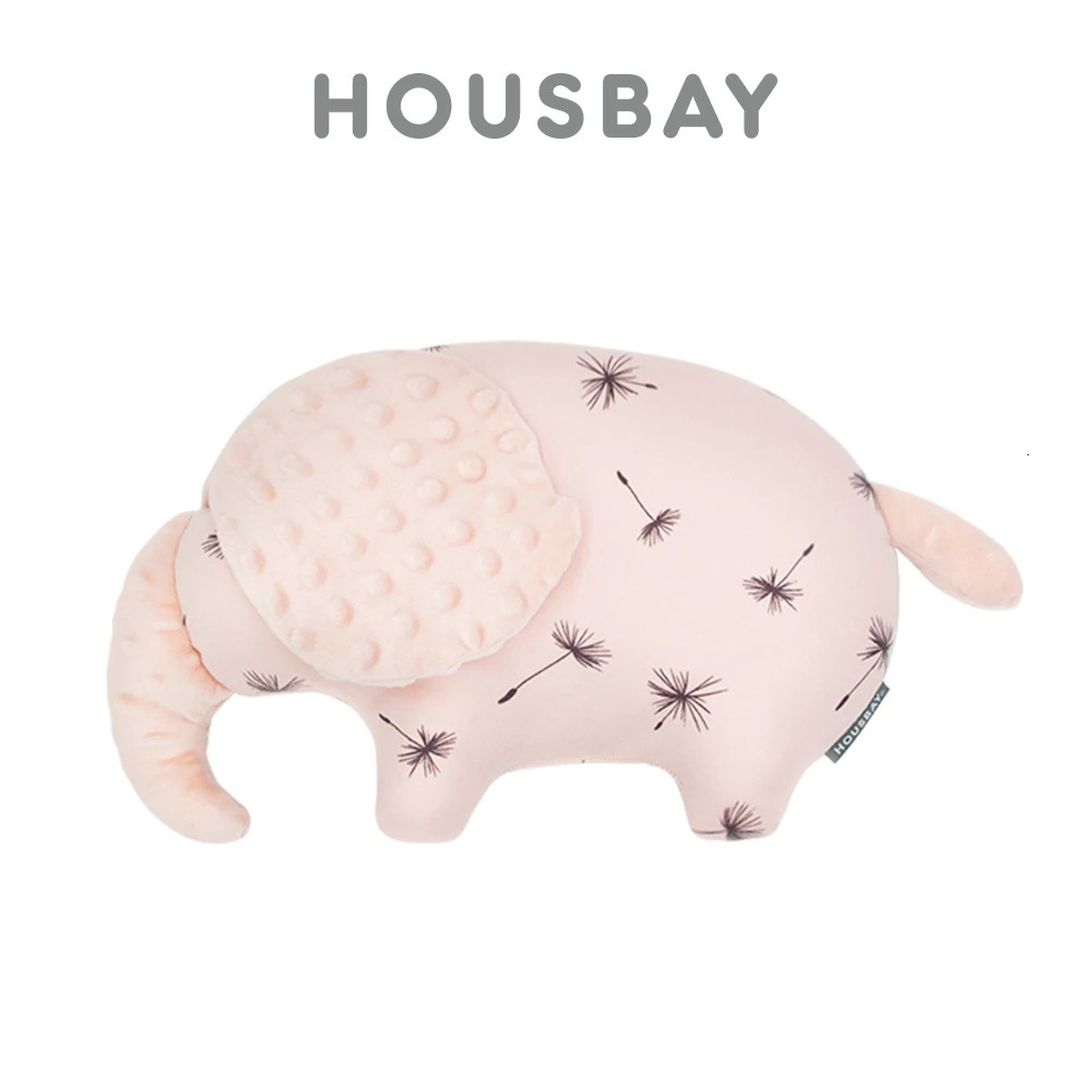 Baby Pillow Elephant Animal Bedding born Doudou Touch Feeling Toddler Security AntiStartle Infant Room Decoration 240415