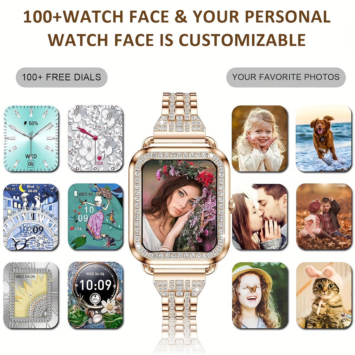 Women's Luxury Smartwatch with 1.57" HD Display - Elegant Design & Advanced Features