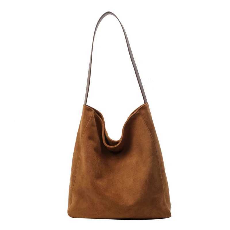 Single-shoulder bag New Solid Color Veet Hasp Wens Shoder Bag 2024 Hot Selling High Beauty Crossbody Bag Fi Soft Simple Cmuter Handbag Z241115