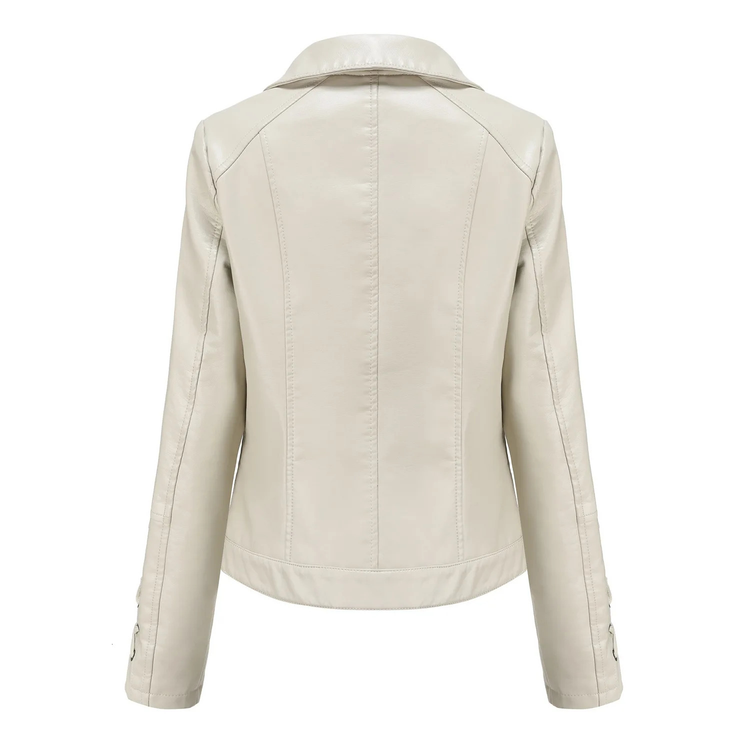 2024 Autumn Women Casual Vintage Soft Faux Leather Jackets Female PU Motorcycle Biker Black Punk Classic High Street Coats 241115