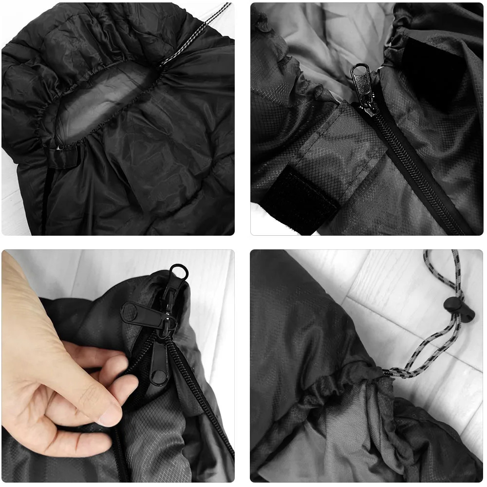Camping Sleeping Bag Lightweight 4 Season Warm Envelope Backpacking Outdoor Mummy Cotton Winter 241114