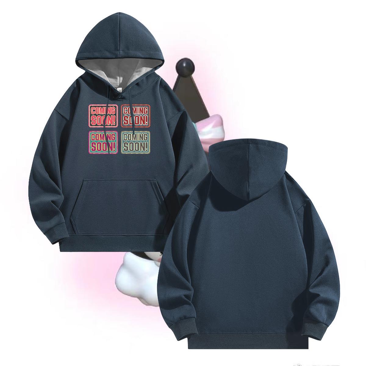 New Arrival Womens Hoodie Hooded Collar Long Sleeves Classic Lady Clothes Hoodie DIY Printed Tops Hoodie Warm Fleece Street