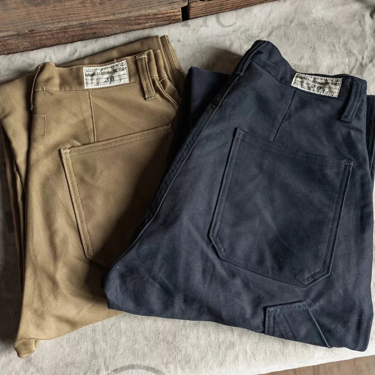 Sturdy Bronson modified N1 deck wrapped retro workwear pants mens casual 241115