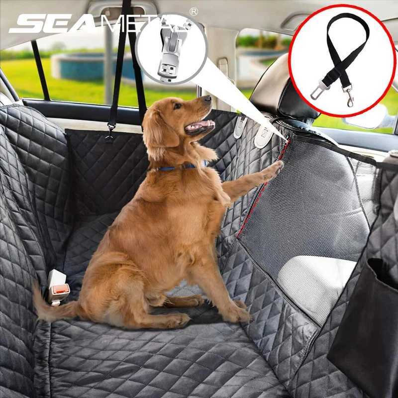 Dog Car Seat Covers SEAMETAL Rear Seat Car Seat Covers For Pets Interior Oxford Cloth Dog Seats Cover Protector Four Seasons Dog Seat Cushion Cargo z2