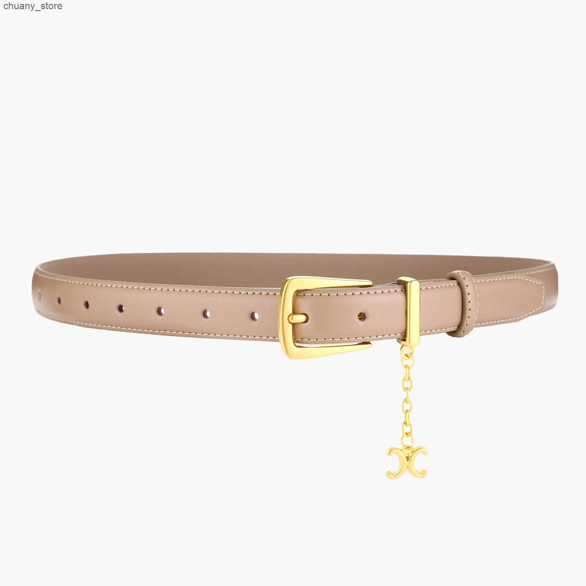 Belts Genuine Leather Womens Belt Trendy Item Versatile and Minimalist Belt Mesh Red Matching Dress Casual Pants Belt L240910