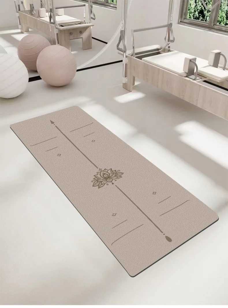 Zen Rhyme Frosted Pu Natural Rubber Yoga Mat Non-Slip Wear-Resistant Beginner Dance Exercise Fitn Workout Thick GymnasticsXJ241114