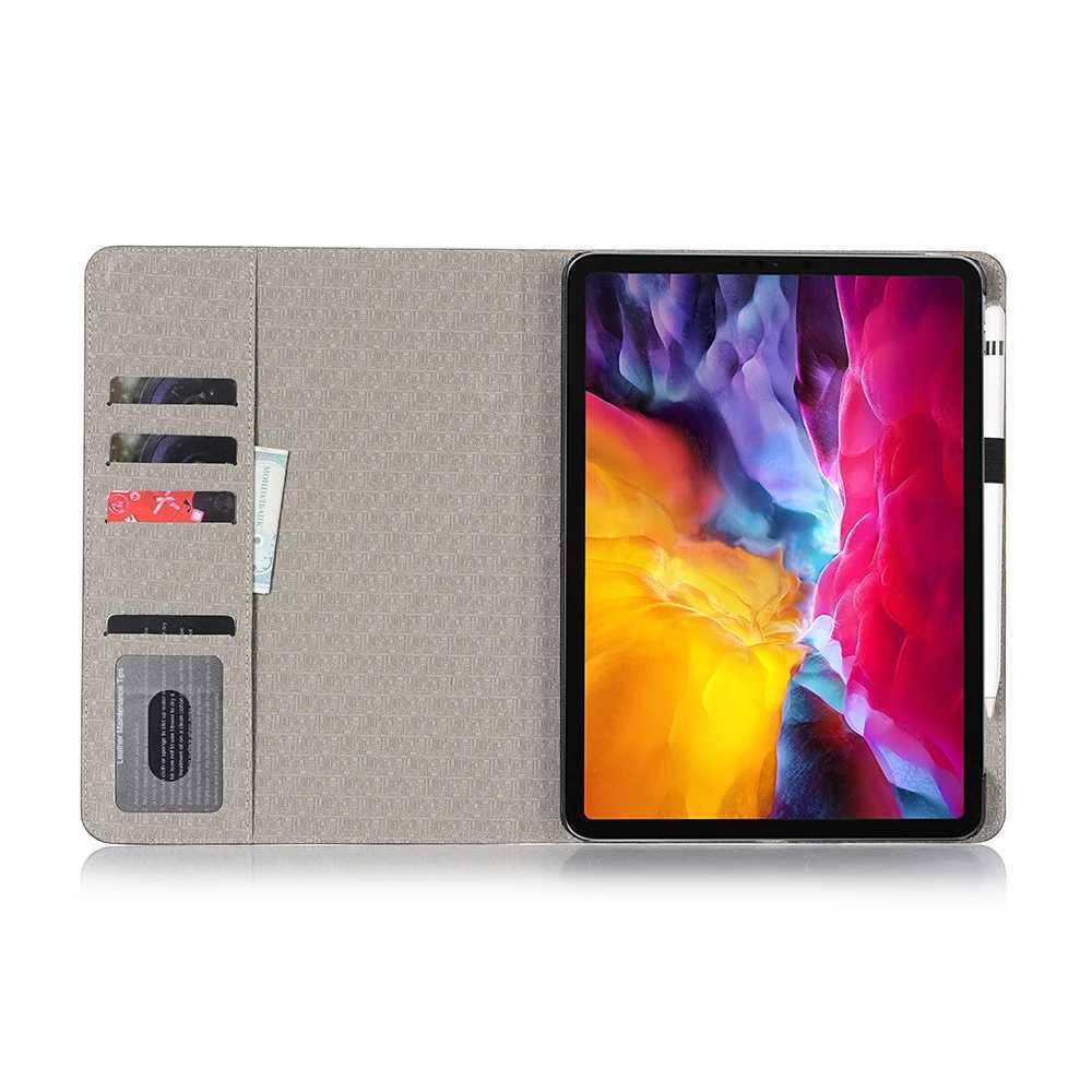New Arrival Fashionable luxury flat pattern leather tablet case with clip suitable for iPad 9.7 10.2 11 12.9-inch Air5 4 Mini 6 5 4 3 2 Z241115