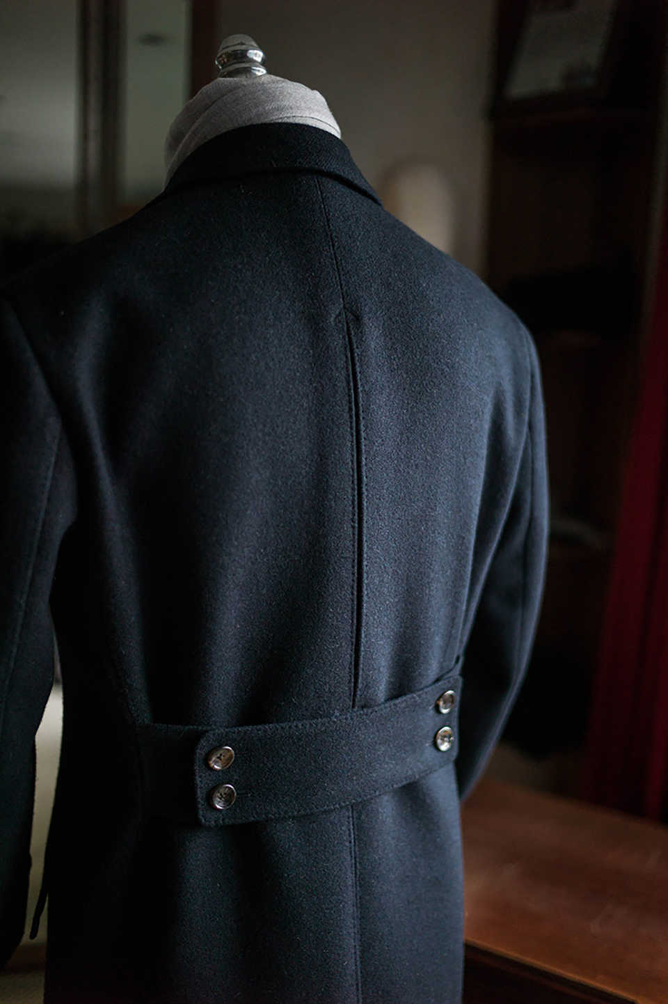 Simple Men's Overcoat Peaked Lapel Blazer Windbreaker Autumn Winter Special Design Woolen overcoat Custom Made Plus Size Jacket