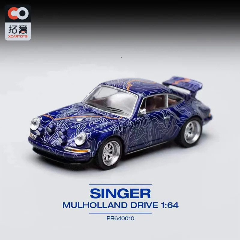 Xcartoys PopRace 164 Model Car Classic GTi Mk2 997 Stagea R34 Singer 964 Diecast Vehicle Toy Collection Gifts for Adults 240408