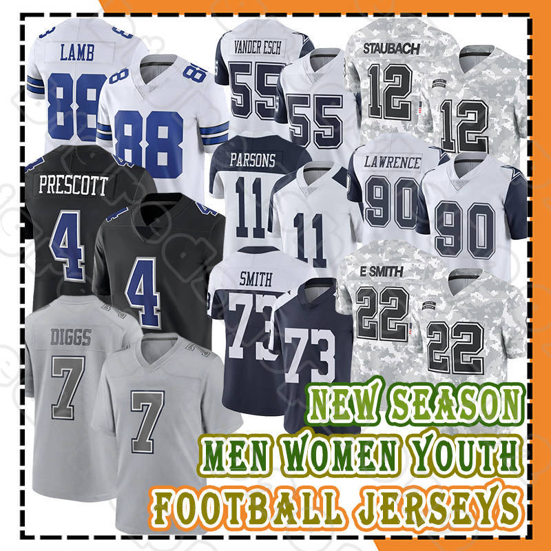 11 Micah Parsons 88 CeeDee Lamb Football Dallases Cowboyes Jerseys Dak Prescott Cooper Rush Trevon Diggs Brandon Aubrey Tyler Smith DeMarcus Lawrence Vander Esch