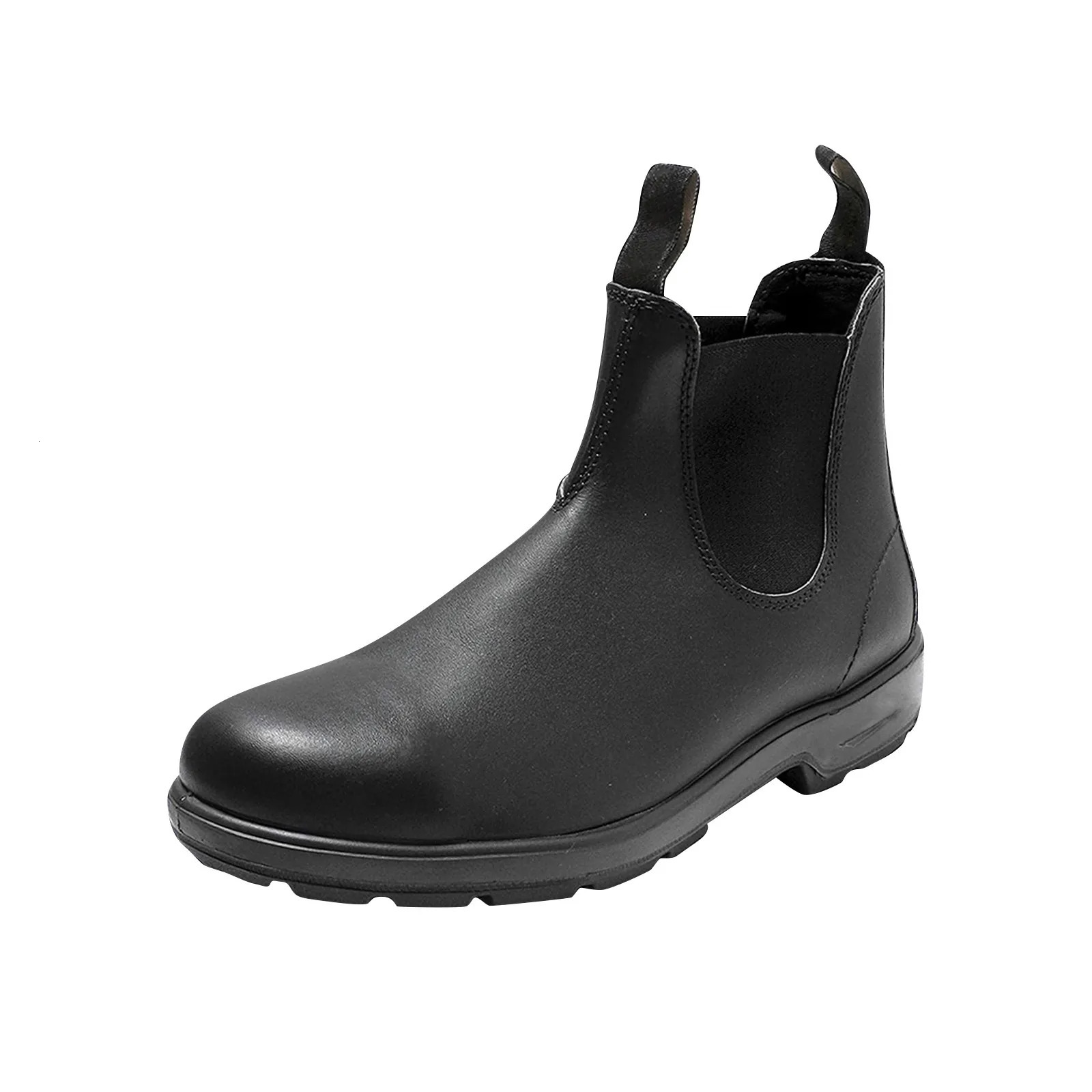 Mens leather boots casual slip on formal Oxford boots retro couple shoes boots 241115