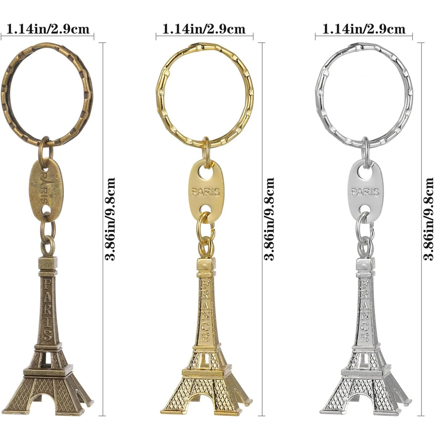 60 vintage Parisian Eiffel Tower keychains tower pendants keychains and small gifts 241115