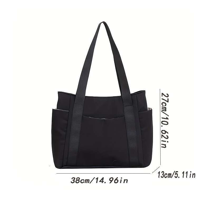 Casual Minimalist Tote Shoulder All-Match Versatile Storage Bag, Lightweight Travel Bag