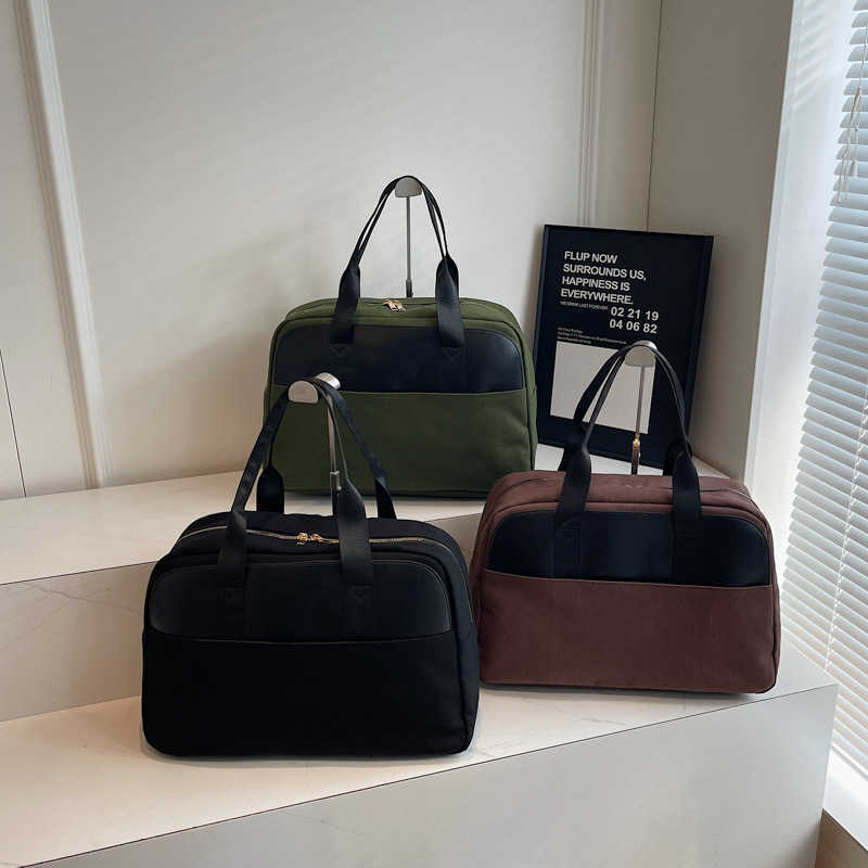 Large Capacity Short Distance Travel Bag Portable Laptop Bag Minimalist One Shoulder Yoga And Fitness Bag 241115