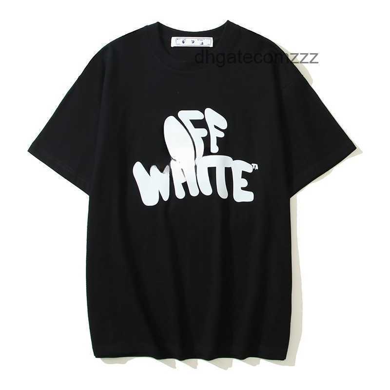2024 New off Mens T-shirts Designer Luxury offes white Classic T Shirt Arrow Graffiti Sweatshirt Men and women Fashion Tees Multiple Styles Hip Hop T-Shirt