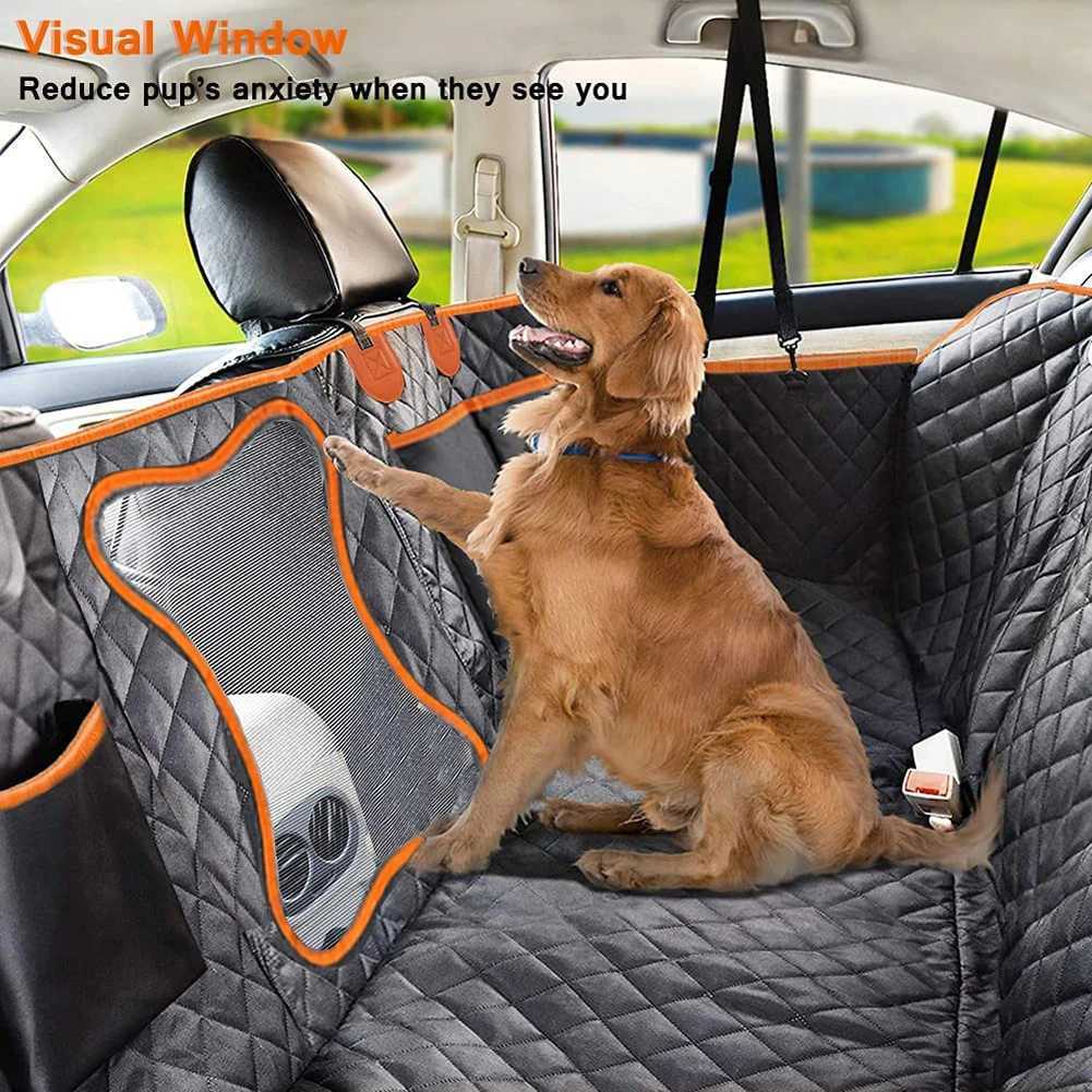 Dog Car Seat Covers Back Rear Bench Mat Scratchproof Dog Car Seat Protector Pet Travel Carrier Hammock Car Rear Back Seat Protector for Cat Dogs Pet z