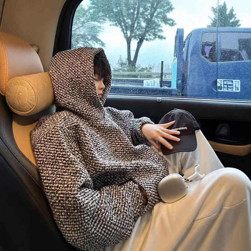 Men's New Hoodie Hooded Spring And Autumn Winter Loose Fashion Brand Woven Versatile Jacket Men's Clothing