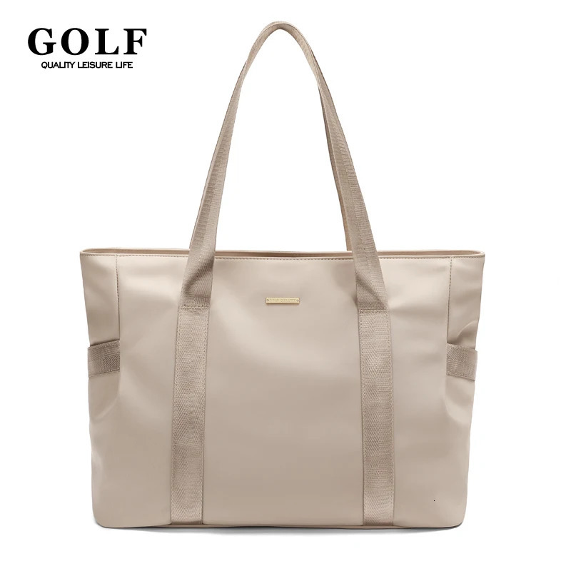 GOLF Tote Bag Women Elegant Ladies Shoulder Bags For Work 14 Inch Tote Bags With Zipper Compartments Bag Large Capacity 241114