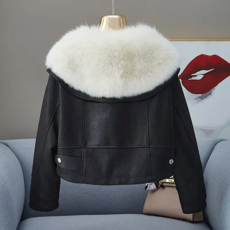 Super Large Natural Fur Collar Jacket 2024Oversized Goose Down Winter Women Puffer Coat Real Female Parkas 241115